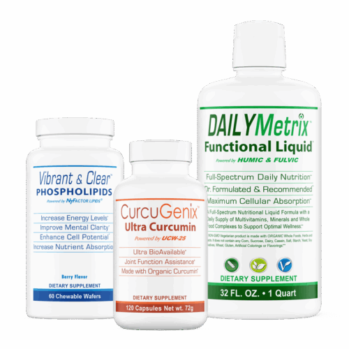 VITALITY COMBO + Physical Stress Support with CurcuGenix - Supplement Bundle