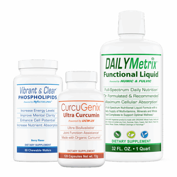 VITALITY COMBO + Physical Stress Support with CurcuGenix - Supplement Bundle
